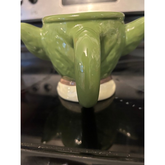 Star Wars Yoda 3D Sculpted Ceramic Coffee Mug Galerie Green Jedi Master - Picture 3 of 5